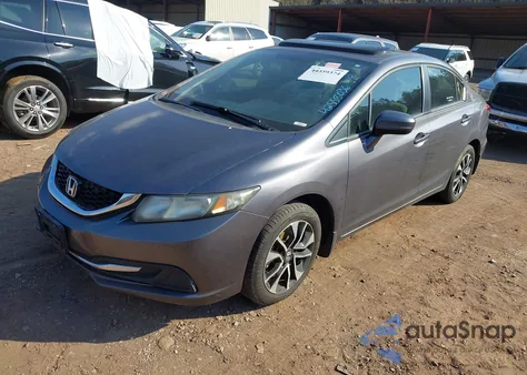 2014 Honda Civic Ex from USA, damaged, VIN 19XFB2F89EE057230